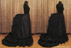 Нижняя юбка, изготовленная из натурального шелка, для турнюра на 1870-1880е. Стоимость изготовления – 8000 руб. Только для Санкт-Петербурга